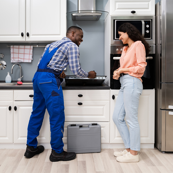 what kind of warranty do you offer on your cooktop repair services in Chuckey